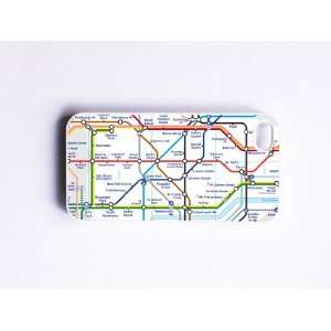  iPhone 4/4S Case London Tube Map   White 