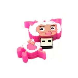  8GB Lovely Sheep Cartoon USB Flash Drive Pink Electronics