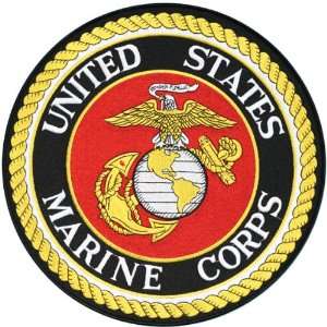  U.S. Marine Corps 10 1/2 Circle Patch: Automotive
