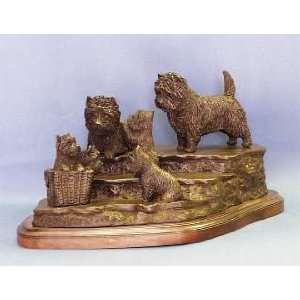  A Family Affair Cairn Terrier Cold cast Limited Edition 