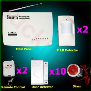 2011 Wireless Home GSM Security Alarm System / Alarms / SMS / Call 