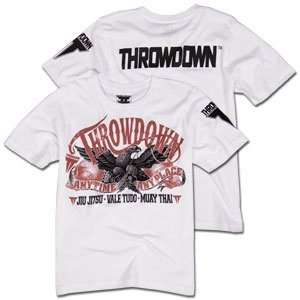  Throwdown Eagle White T Shirt (SizeXL)