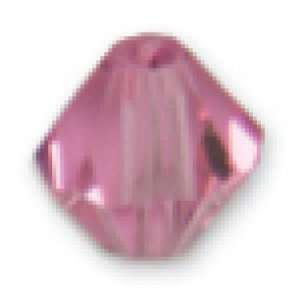  Swarovski Crystal Beads Bicone 4mm 14/Pkg Rose