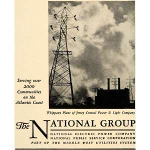  1931 Ad National Group Electric Whippany Power Plant 