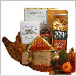  Cheer Cornucopia Gourmet Gift Basket   A Thanksgiving Day 