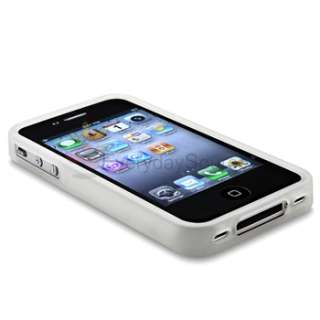 For iPhone 4 4S 4G 4GS G CHARGER+TPU CASE+PRIVACY GUARD  