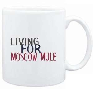  Mug White  living for Moscow Mule  Drinks: Sports 