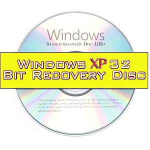 ACER   NEW CD Windows XP System Recovery disk Live Boot CD 32bit 