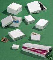 100 PCS 5 1/4x3 3/4x7/8 Silver Foil Jewelry Boxes Gift  