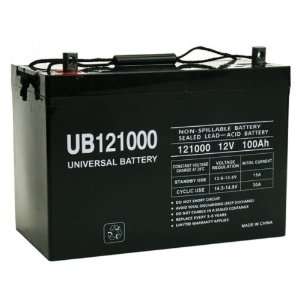   12V 100Ah AGM Sealed Lead Acid Battery UB121000 Group 27: Electronics