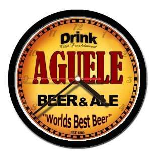  AGUELE beer and ale wall clock: Everything Else