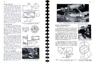 SOUTH BEND How to Run a Lathe Manual 1950s late 1900  