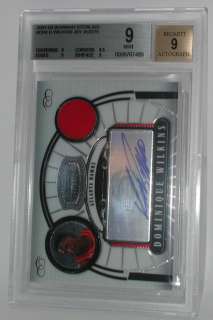 07 08 Bowman Sterling Dominique Wilkins Jer/Auto BGS 9  