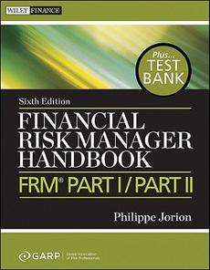 Financial Risk Manager Handbook + Test Bank NEW 9780470904015  
