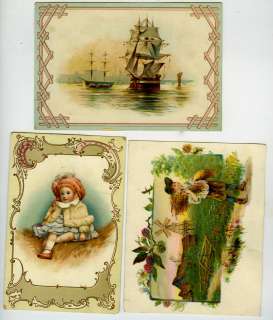 Victorian Trade Cards (3) c 1905?  