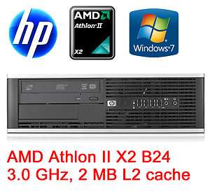 HP Compaq 6005 Pro Desktop PC AMD Athlon II X2 B24 3.0GHz/4G/160G 