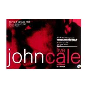  JOHN CALE Royal Festival Hall Music Poster