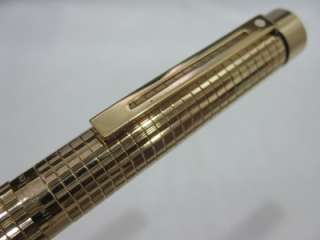 Sheaffer Targa Gold Electroplated, Fountain Pen, Nib size B 