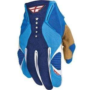  Fly Racing Kinetic Gloves   2009   13/Navy/Blue 