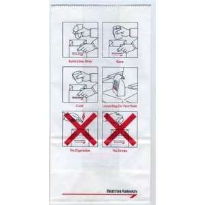   British Airways Unused Air Sickness /Waste / Barf Bag 