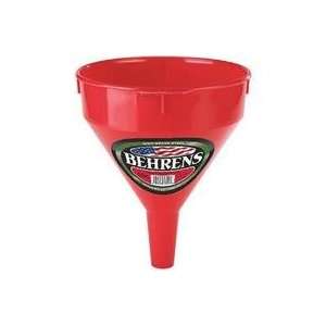  Best Quality Plastic Funnel / Red Size 2 Quart By Behrens 