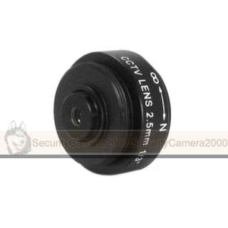 5mm Wide Angle CS Lens for CCTV Box Camera 125 deg  