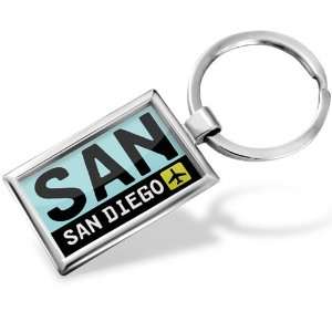 Keychain Airport code SAN / San Diego country: United States   Hand 