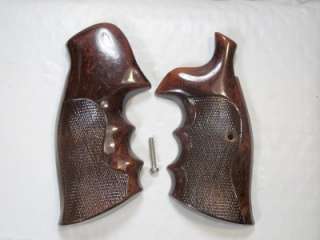   Imitation Burl Gun Grips S&W K/L Frame 10 15 19 64 65 66 686 Sq Butt