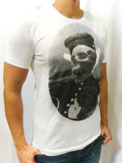Diesel Brand Mens T Face   R Skull Print Tee T Shirts  