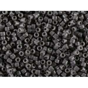   Opaque Pearl Dark Grey Slate Delica Seed Beads Arts, Crafts & Sewing