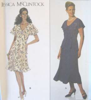 Misses Dress Pattern New 7460 Capelet Collar Overbodice  