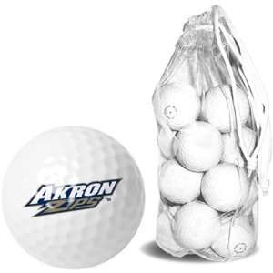  Akron Zips NCAA 15 Golf Ball Clear Pack