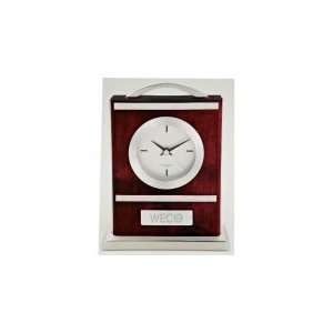  Ec1014: Quercia VI Wood & Aluminum Carriage Clock 
