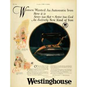   Iron Westinghouse Electric Company   Original Print Ad