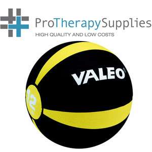 Valeo Fitness Gear Medicine Ball 12 lbs Yellow  
