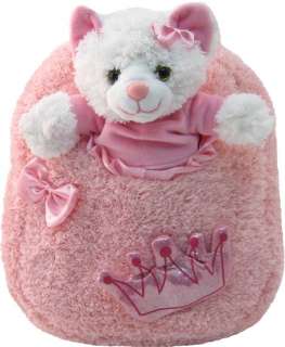 New Girls Pink Poodle Stuffed Toy Plush Backpack Gift  