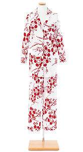   White/Red Shirt Tail Pajama Size Large (14 16) by Pine Cone Hill