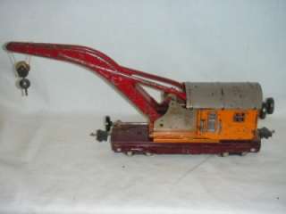 Lionel Prewar Tin Toy Train O Gauge 810 Sample Crane & 250 Hiawatha 