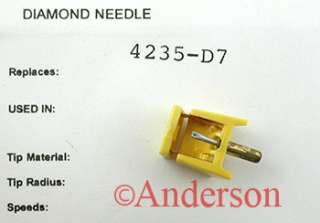 Pfanstiehl 4235 D7 Diamond Needle, Empire S999 / X RD  