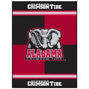  Alabama Crimson Tide All Star 60x80 College Throw 
