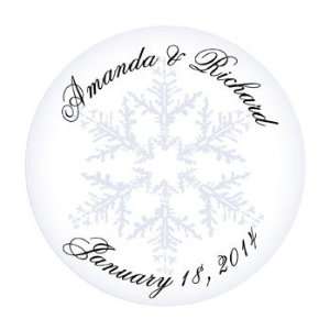 Personalized Winter Wedding Envelope Seals   Invitations & Stationery 