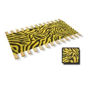   New Twin Size Wooden Bed Slats with Zebra Animal Print: Home & Kitchen