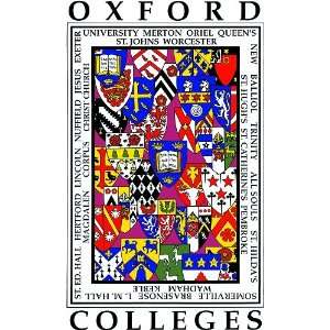  Colleges of the University of Oxford Tea Towel, 100% Made 