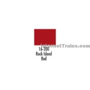   Model Flex Railroad Paint   Rock Island Red (1 oz.) Toys & Games