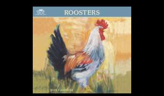 2012 ROOSTERS Amcal Art Calendar Chickens  
