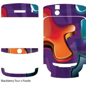    Puzzle Design Protective Skin for Blackberry Tour Electronics