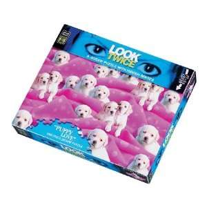  Look Twice Puppy Love Jigsaw Puzzle 1000pc: Toys & Games