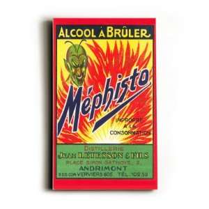    Mephisto Grain Alcohol Advertisement , 12x8
