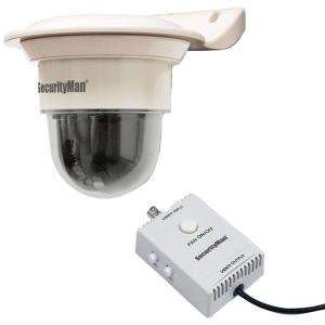   Pan Control Dome Camera Color CCD Cable Weather Proof