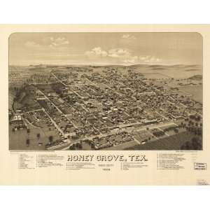 1886 Honey Grove, Texas Fannin County 1886